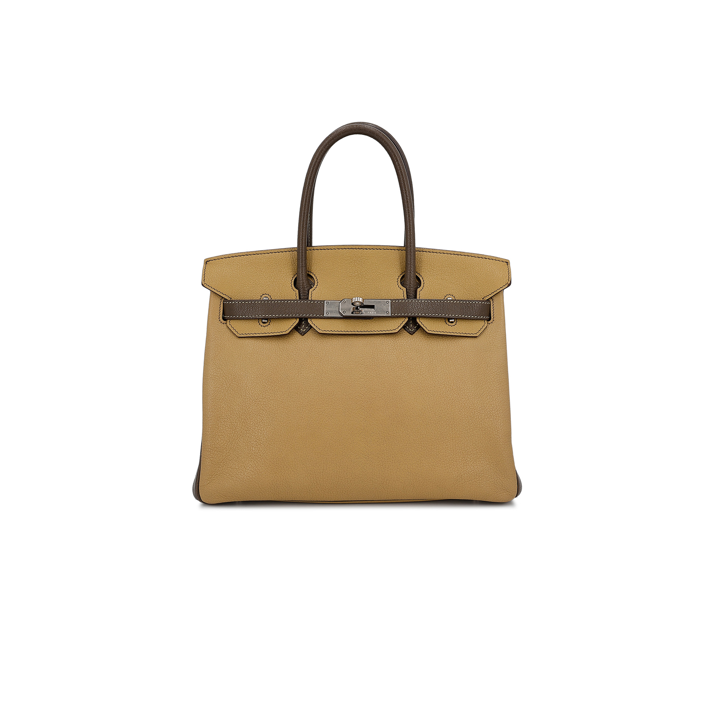 H**me5 BIRKIN 35 MATTE SILVER BUCKLE BAG 10073926 (35*25*18cm) Master Quality